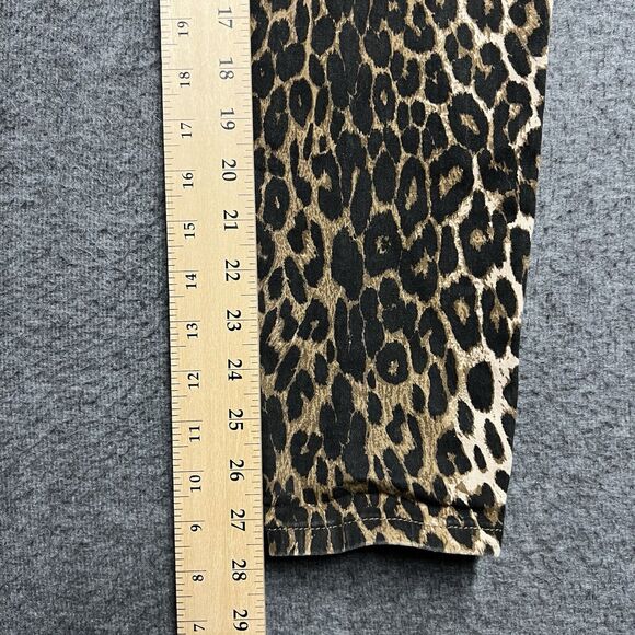 Ashley Mason Jeans Womens Size 9/29 Cheetah Skinny Low Rise Stretch Denim - Picture 10 of 10